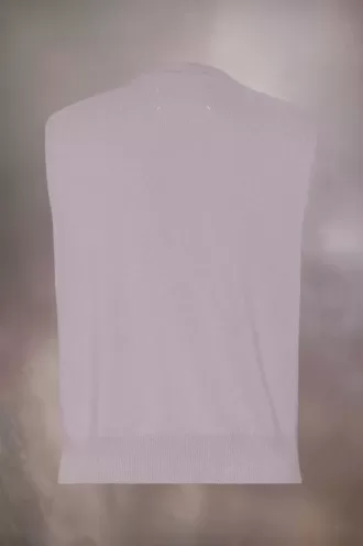Gilet scollo a V in lana Maison Margiela