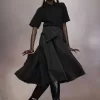Gonna midi in taffetà Maison Margiela Gonna midi in taffetà Maison Margiela
