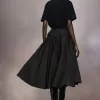 Gonna midi in taffetà Maison Margiela Gonna midi in taffetà Maison Margiela