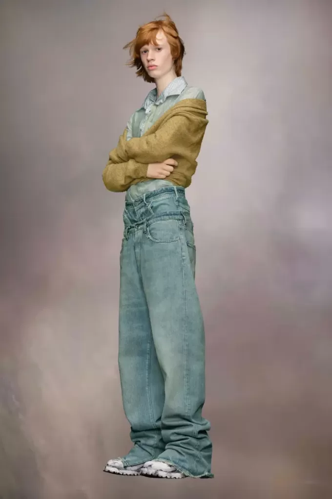 Jeans con fibbia Maison Margiela Jeans con fibbia Maison Margiela