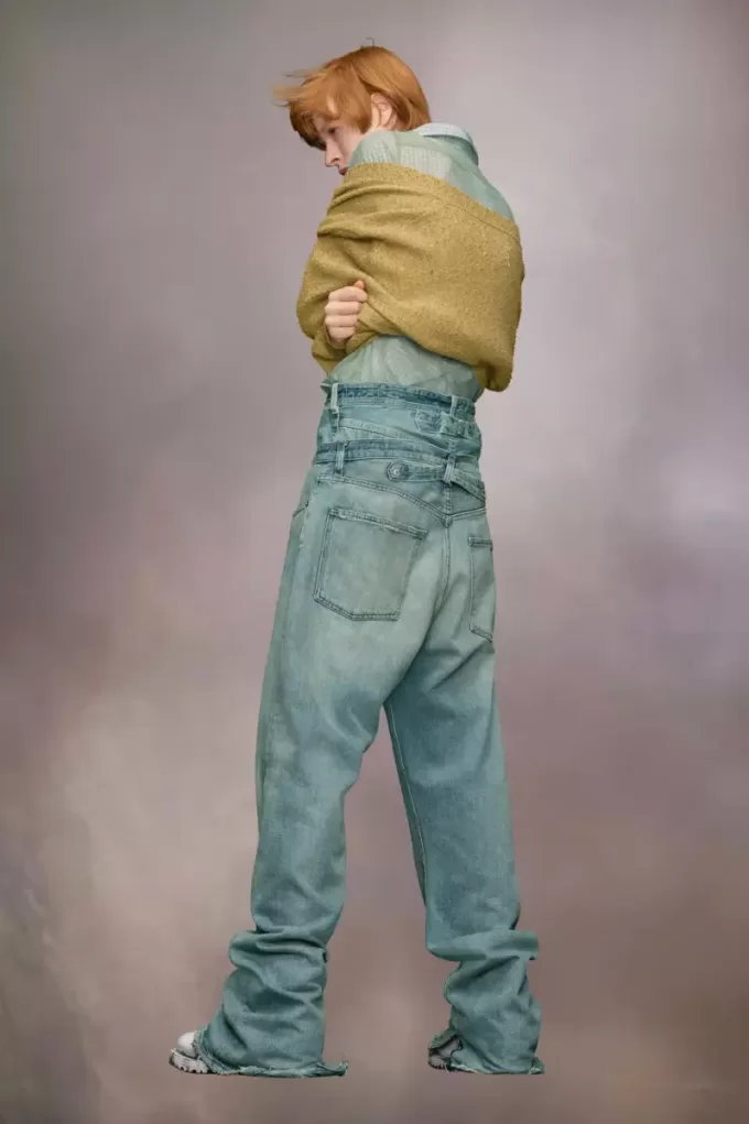 Jeans con fibbia Maison Margiela Jeans con fibbia Maison Margiela