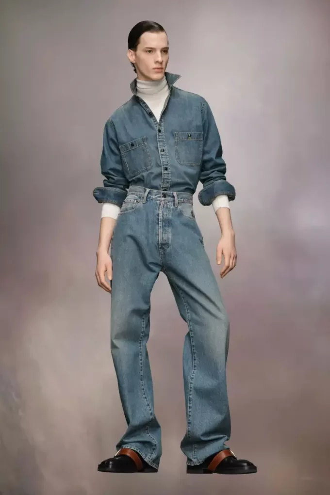 Jeans con risvolto Maison Margiela Jeans con risvolto Maison Margiela