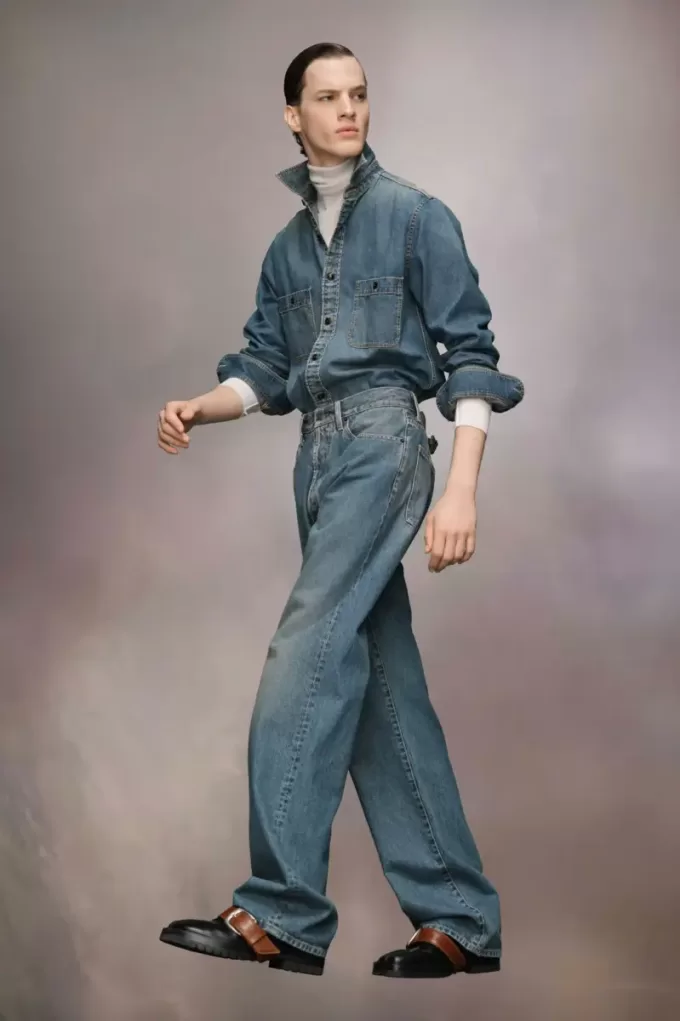 Jeans con risvolto Maison Margiela Jeans con risvolto Maison Margiela