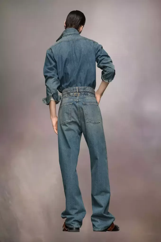 Jeans con risvolto Maison Margiela Jeans con risvolto Maison Margiela