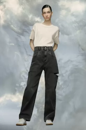 Jeans con tagli Maison Margiela