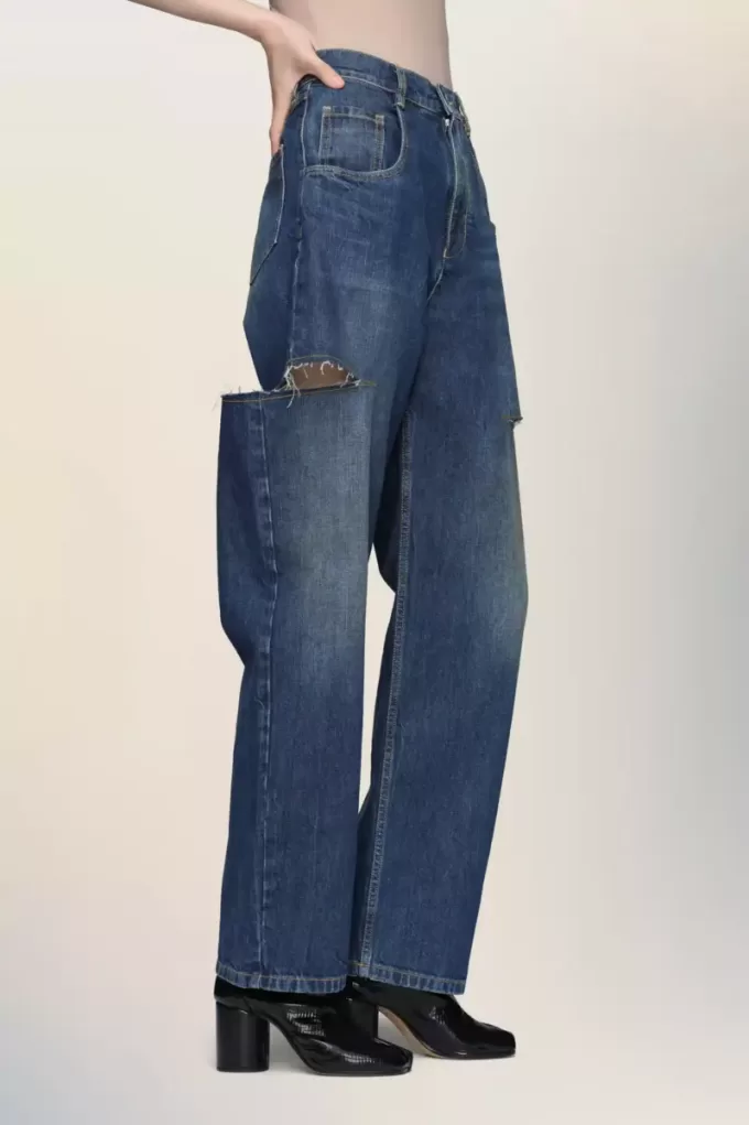 Jeans con tagli Maison Margiela Jeans con tagli Maison Margiela