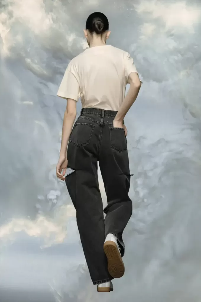 Jeans con tagli Maison Margiela Jeans con tagli Maison Margiela