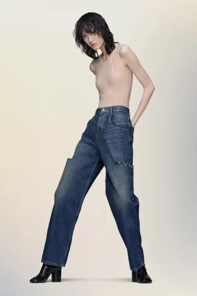 Jeans con tagli Maison Margiela Jeans con tagli Maison Margiela