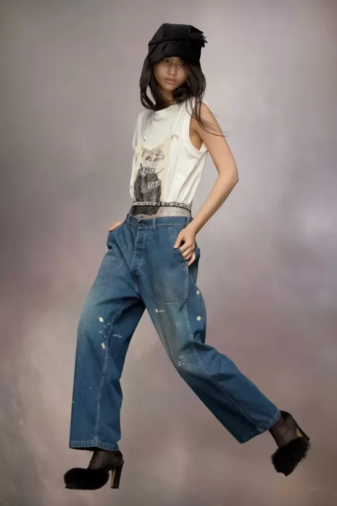Jeans strappati Maison Margiela Jeans strappati Maison Margiela