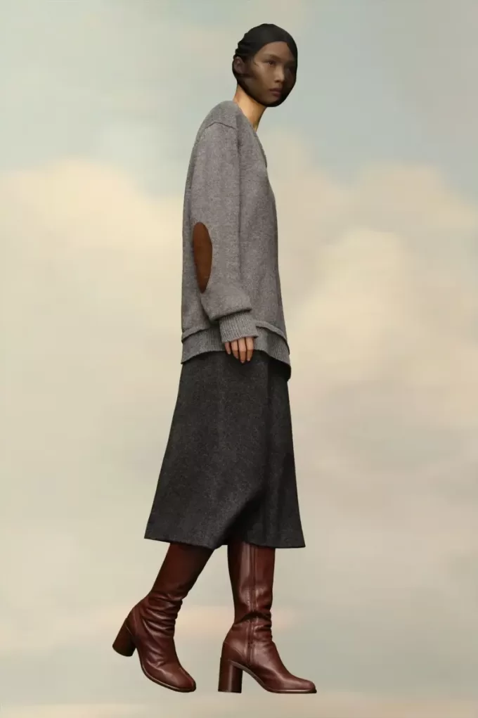Maglione con toppe sui gomiti Maison Margiela Maglione con toppe sui gomiti Maison Margiela