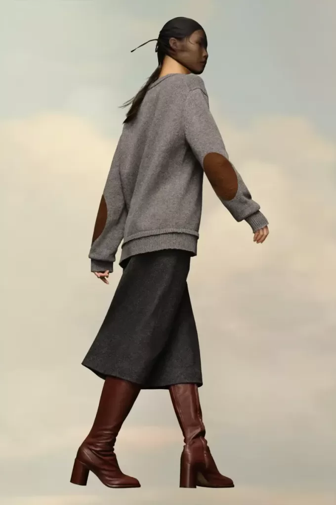 Maglione con toppe sui gomiti Maison Margiela Maglione con toppe sui gomiti Maison Margiela