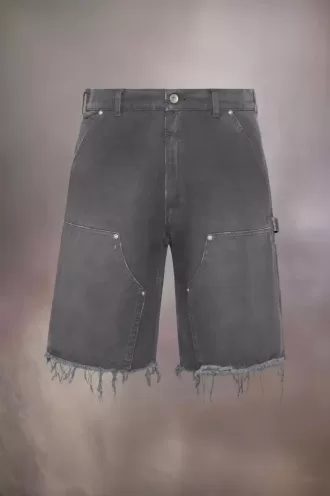Pantaloncini in denim con borchie Maison Margiela Pantaloncini in denim con borchie Maison Margiela