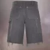 Pantaloncini in denim con borchie Maison Margiela