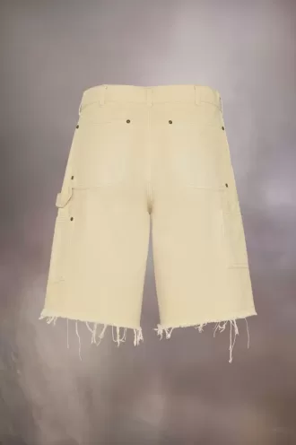 Pantaloncini in denim con borchie Maison Margiela Pantaloncini in denim con borchie Maison Margiela