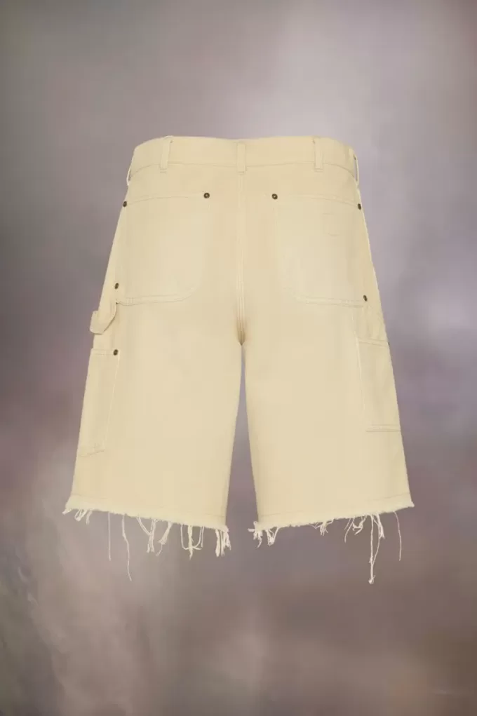 Pantaloncini in denim con borchie Maison Margiela