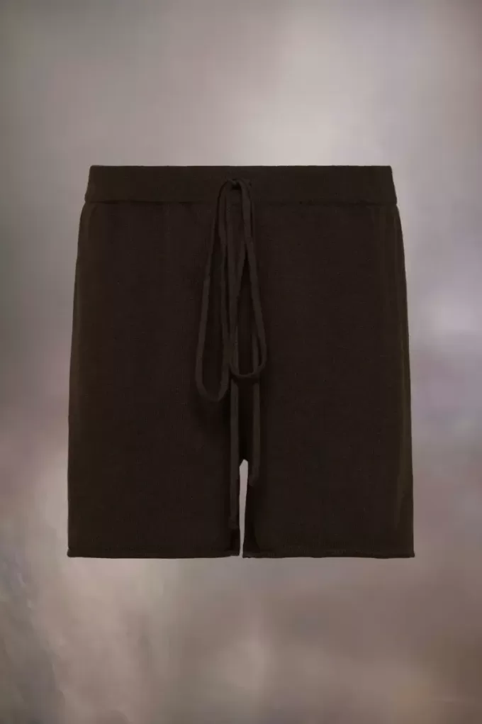 Pantaloncini in maglia di cashmere