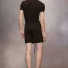 Pantaloncini in maglia di cashmere