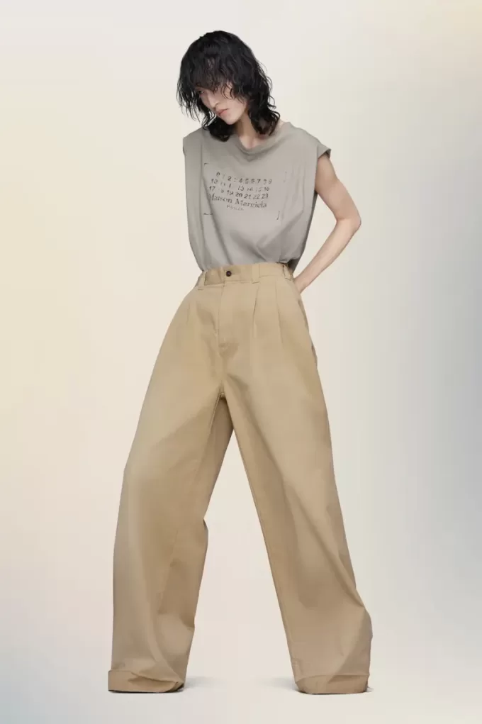 Pantaloni a gamba larga Maison Margiela Pantaloni a gamba larga Maison Margiela