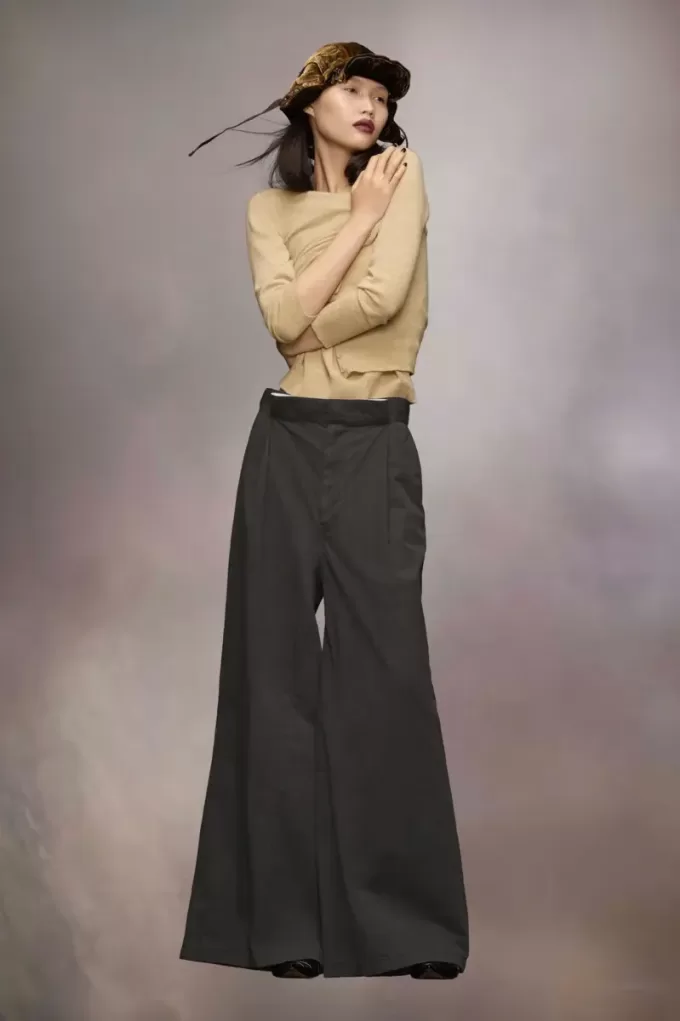 Pantaloni con pieghe Maison Margiela Pantaloni con pieghe Maison Margiela