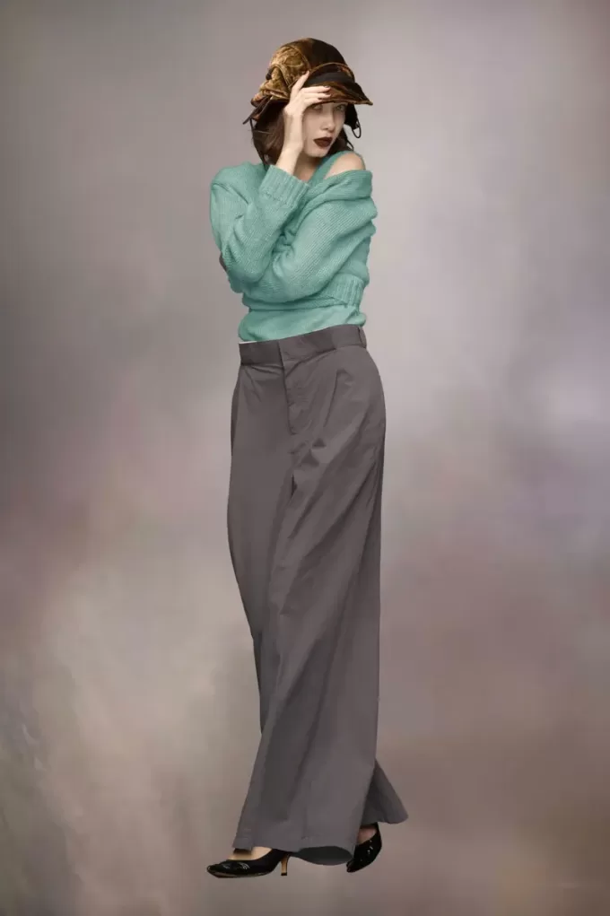 Pantaloni con pieghe Maison Margiela Pantaloni con pieghe Maison Margiela