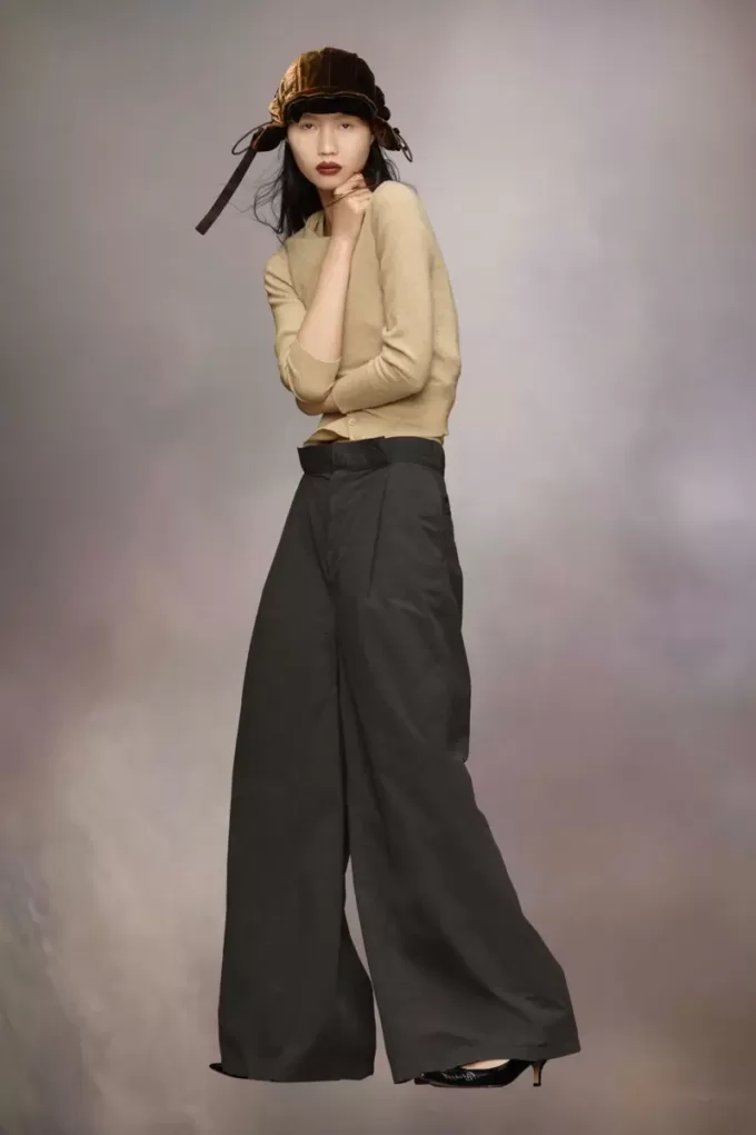 Pantaloni con pieghe Maison Margiela Pantaloni con pieghe Maison Margiela