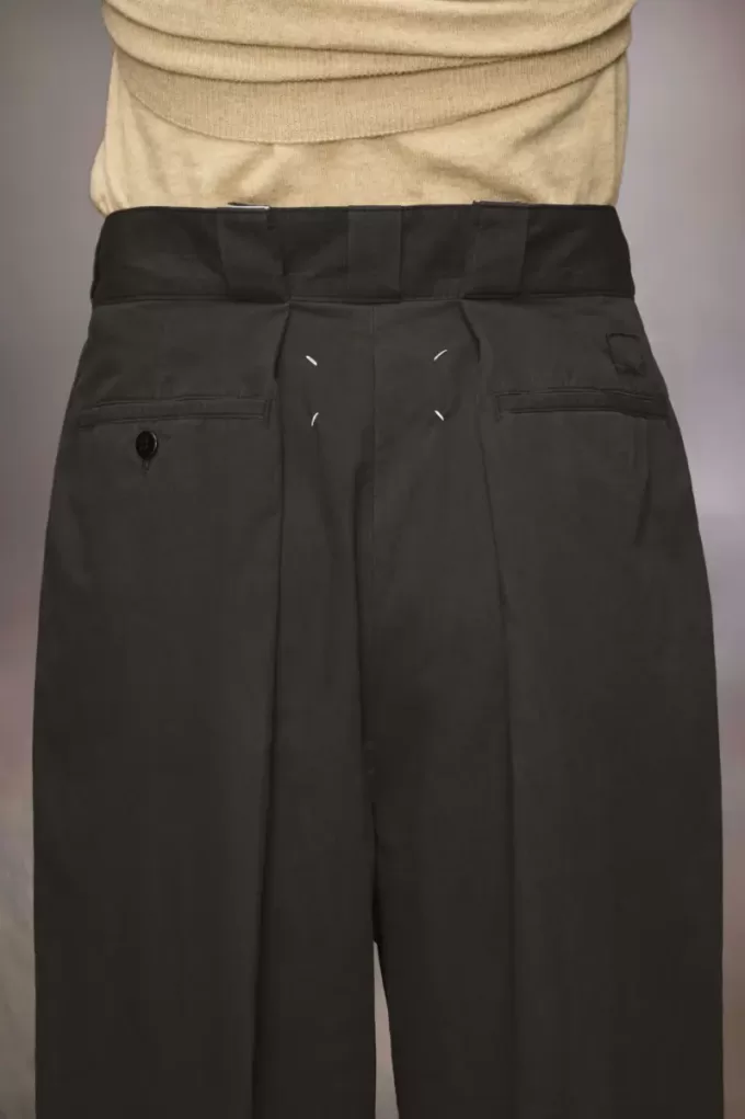 Pantaloni con pieghe Maison Margiela Pantaloni con pieghe Maison Margiela