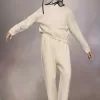 Pantaloni della tuta con orlo tagliato