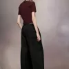 Pantaloni di lana plissettati Pantaloni di lana plissettati