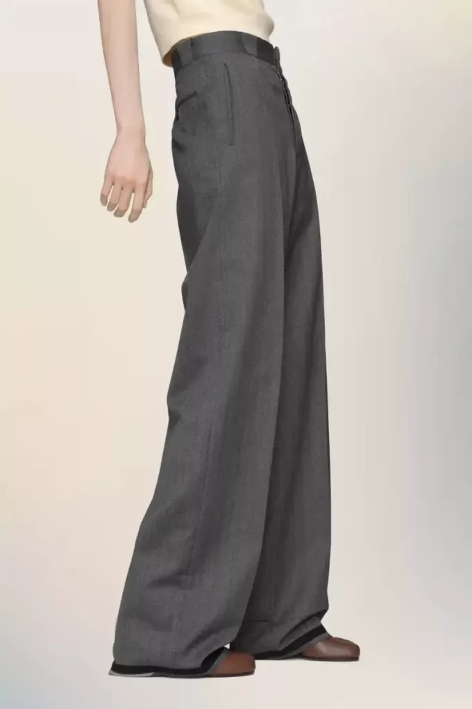 Pantaloni di lana su misura Pantaloni di lana su misura