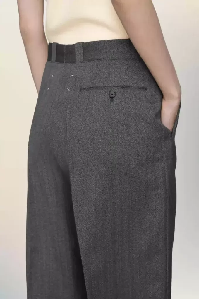 Pantaloni di lana su misura Pantaloni di lana su misura