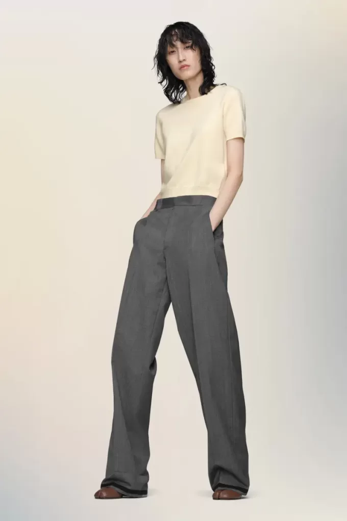 Pantaloni di lana su misura Pantaloni di lana su misura
