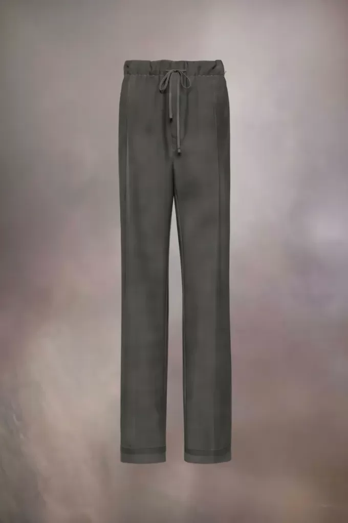 Pantaloni in lana e mohair Pantaloni in lana e mohair