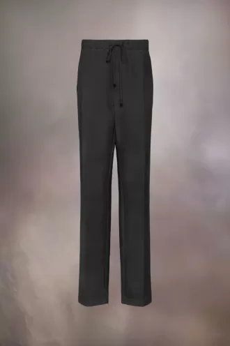 Pantaloni in lana e mohair