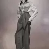 Pantaloni in lana e mohair Pantaloni in lana e mohair