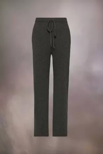 Pantaloni in maglia di cashmere