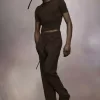 Pantaloni in maglia di cashmere