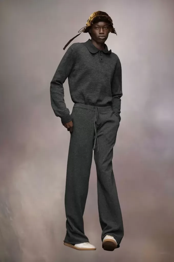 Pantaloni in maglia di cashmere Pantaloni in maglia di cashmere