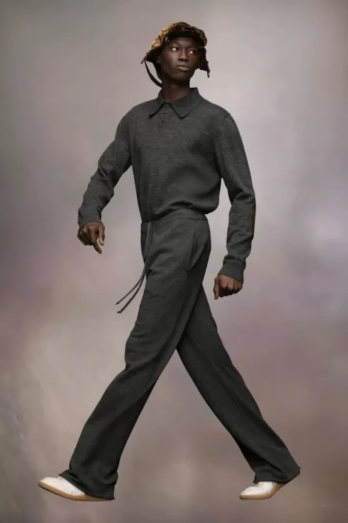 Pantaloni in maglia di cashmere Pantaloni in maglia di cashmere