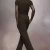 Pantaloni in maglia di cashmere