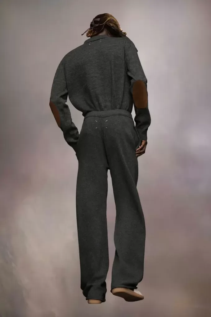 Pantaloni in maglia di cashmere Pantaloni in maglia di cashmere