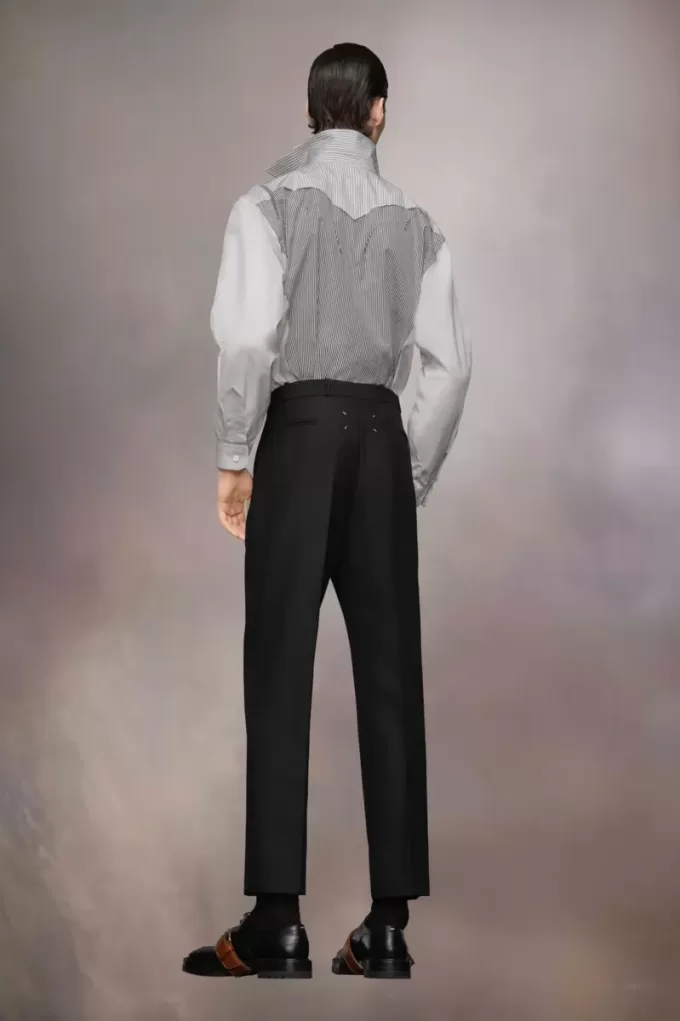 Pantaloni in mohair britannico