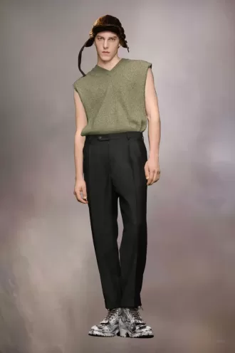 Pantaloni in mohair Maison Margiela