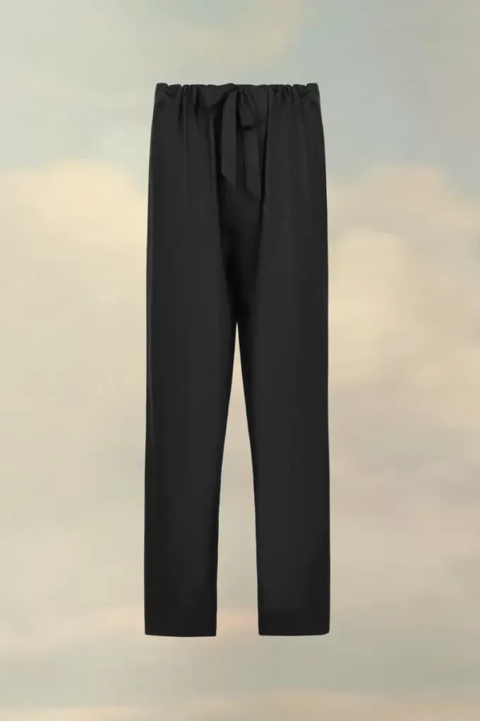 Pantaloni in popeline di seta Pantaloni in popeline di seta
