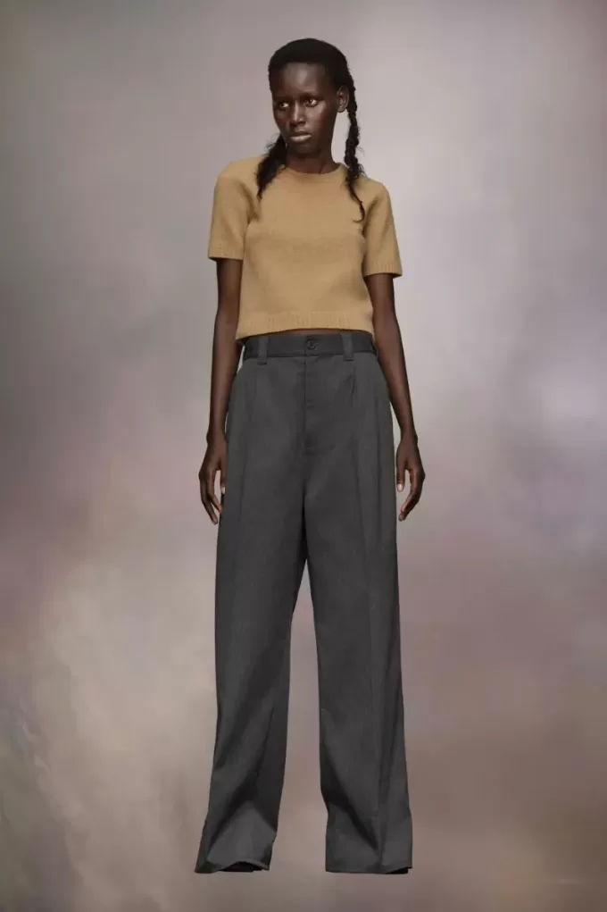 Pantaloni plissettati Maison Margiela Pantaloni plissettati Maison Margiela