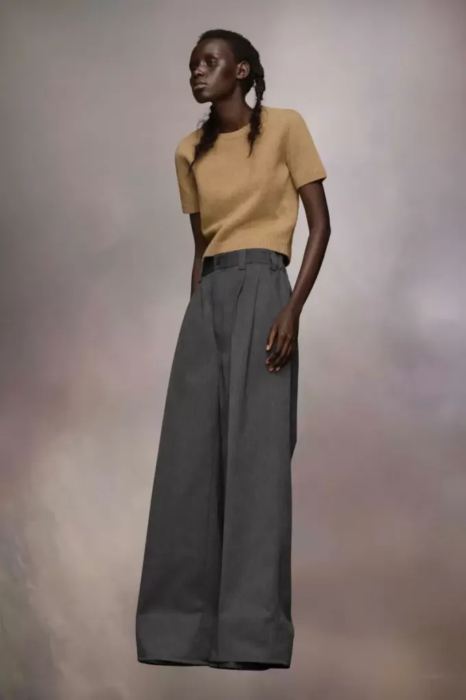 Pantaloni plissettati Maison Margiela Pantaloni plissettati Maison Margiela