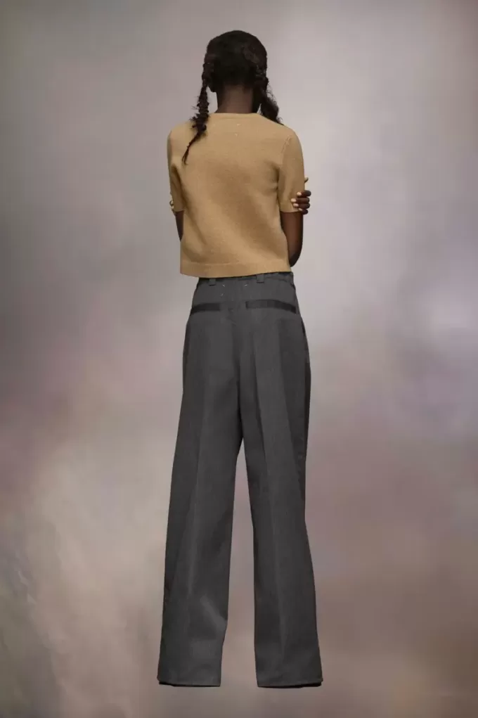 Pantaloni plissettati Maison Margiela Pantaloni plissettati Maison Margiela