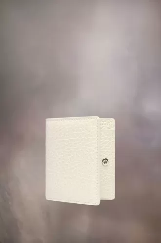 Portacarte con tasca a quattro cuciture