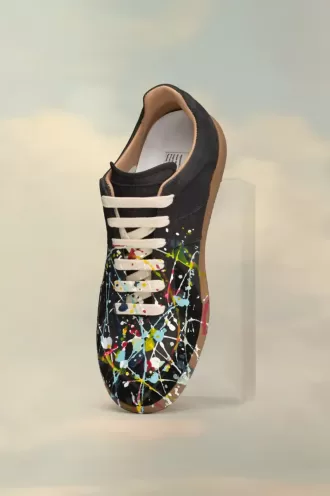 Sneakers replica di vernice