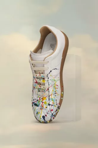 Sneakers replica di vernice