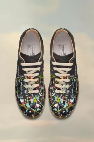 Sneakers replica di vernice